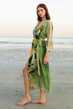 Fleur & Fruit Vintage Long Kimono