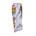Majolica Mosaic Resort Cotton Sarong - Multicolour Motif