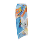 Mediterranean Picnic Resort Cotton Sarong - Multicolour