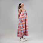 The Palette Picnic Spaghetti Strap Maxi Dress - Multicolour