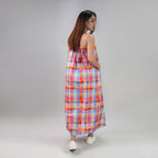 The Palette Picnic Spaghetti Strap Maxi Dress - Multicolour