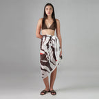 Into The Wild Zebra Animal Print Resort Cotton Sarong