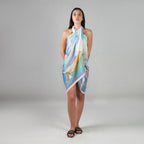 Fleur Botanical Print Resort Cotton Sarong