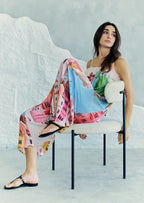 La Riviera Multicolor Spaghetti Strap Maxi Dress