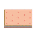 Peach Blossom Floral Resort Cotton Sarong - Peach & Multicolour