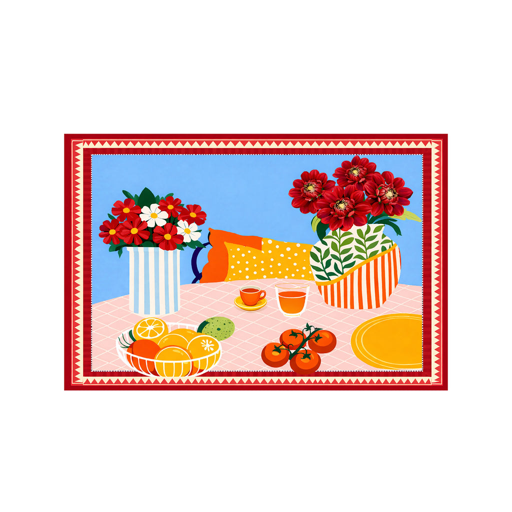 Mediterranean Escape Resort Cotton Sarong -  Multicolour