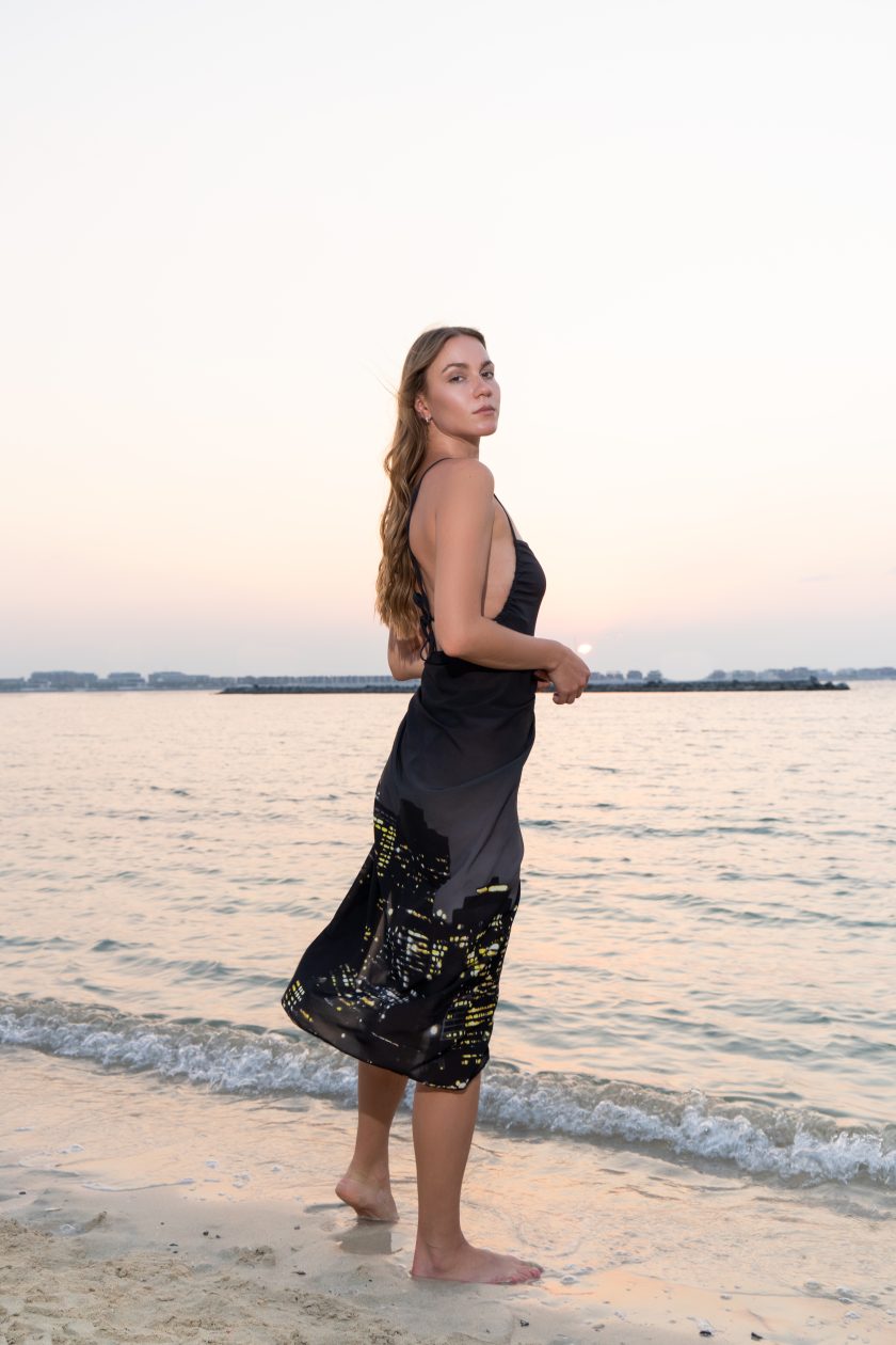 Midnight Mind Sarong - Beach Cover Up